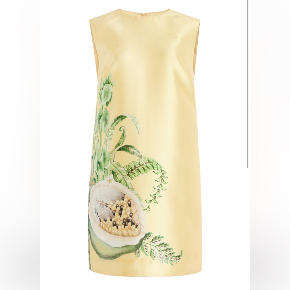 Alemais Sol Satin Crepe Mini Dress